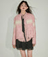 Color Block Faux Leather Jacket